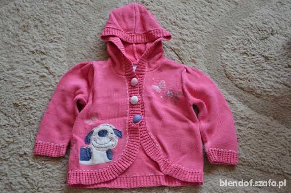 NEXT sweterek z pieskiem 86 92