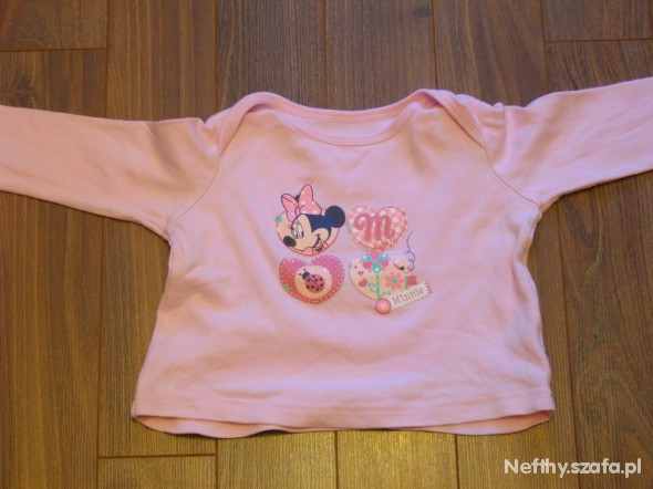 Bluzka Disney Myszka Miki Minnie 9 12 miesięcy