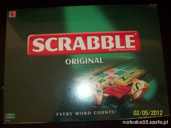 nowa gra scrabble Mattel