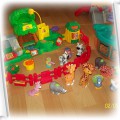 duży zestaw little people fisher price zoo i arka