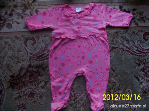 Ciemnoróżowy pajacyk r 68