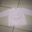 BHS bluzeczka z sarenką pudrowy róż 86 cm