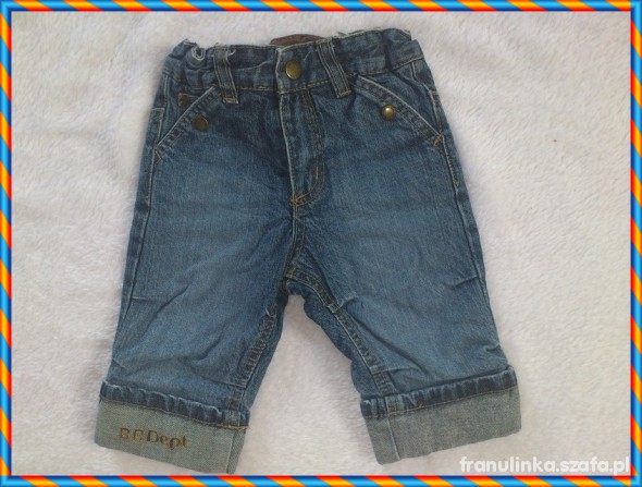 H&M jeansy na chłopca 68cm