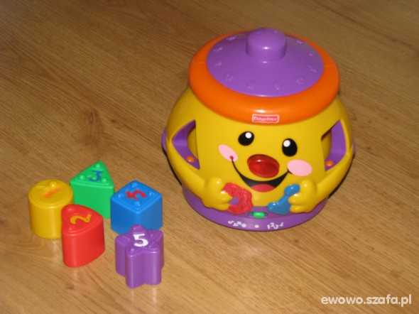 Garnuszek na klocuszek Fisher Price jezyk polski