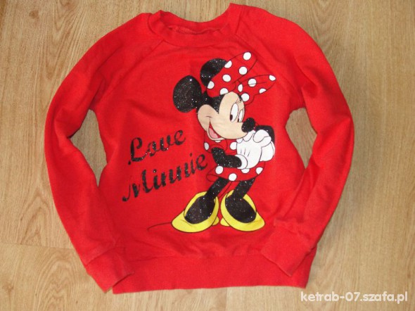 CZERWONA BLUZA MINNIE