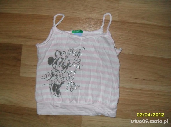 Bluzka Minnie Disney Bennetton r 86 92