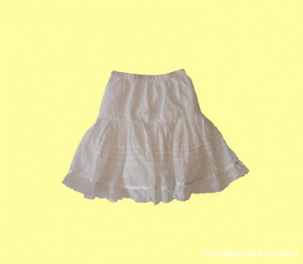 Spódnica 110 nowa bielusieńka śliczna