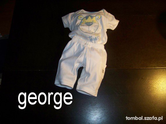 BLUZKA GEORGE 56 I NOWE SPODNIE NEW BABY