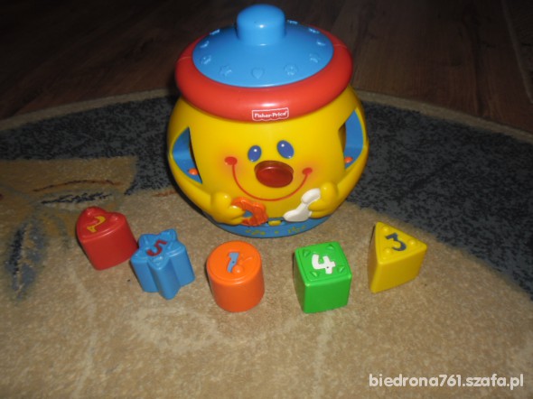 garnuszek na klocuszek z fisher price