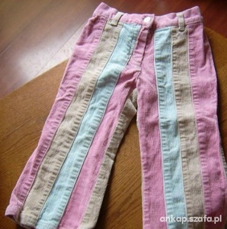 Kolorowe spodnie do 12 do 18 m