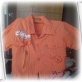 TANIO pomarańczowa koszula kr rękawek roz 104 110