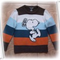 H&M SNOOPY 98 Fajny pasiasty sweterek dla chłopca