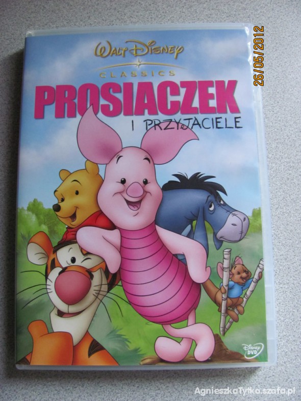 Bajka Prosiaczek i przyjaciele Disney DVD