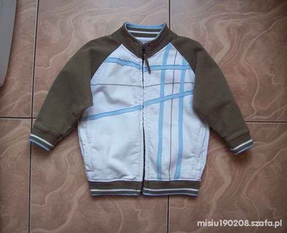 REBEL 98 Fajna rozpinana bluza z naszywkami