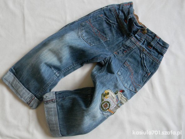 NEXT jeans z traktorkiem super synus 98 rozm