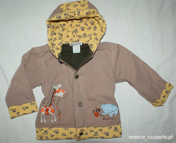 Markowa kurtka 18 m 86 zwierzątka