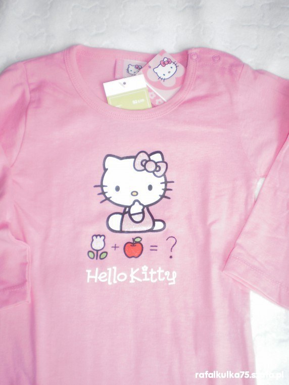 2 SZT HELLO KITTY NOWE JASNO RÓŻOWE BODY
