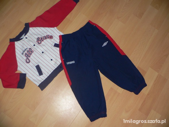 BEJSBOLÓWKA I SPODNIE UMBRO 86 92 CM