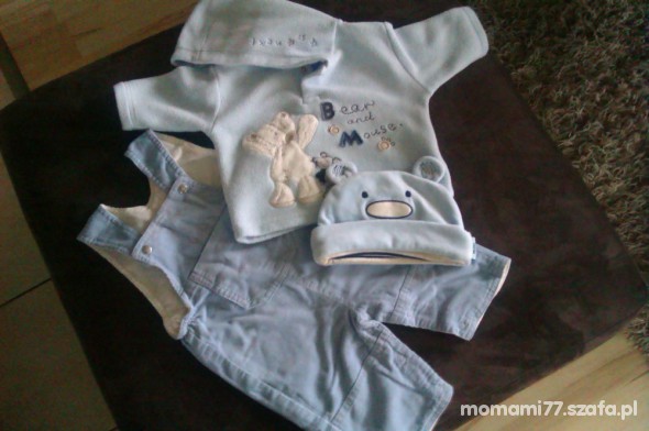 śliczny niebieski zestaw