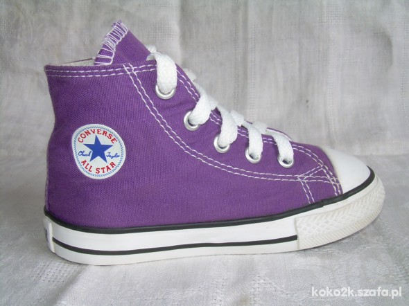 SLICZNE TRAMPKI CONVERSE ALL STAR JAK NOWE roz 24