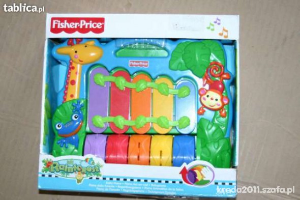 NoweFisher Price cymbałki pianinko LasTropikalny