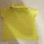 Żółta koszulka typu polo