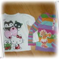 2 bluzeczki Hello Kitty Upsy Daisy rozm 98
