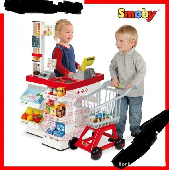 SMOBY Supermarket z Kasą elektroniczną