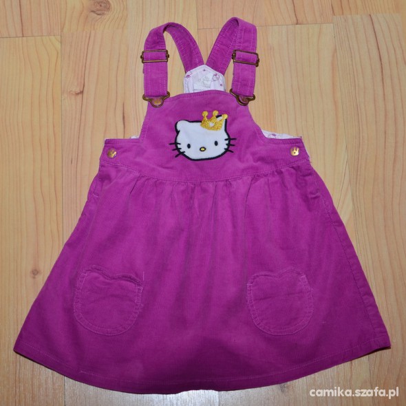 sukienka ogrodniczka Hello Kitty H&M r 86 92