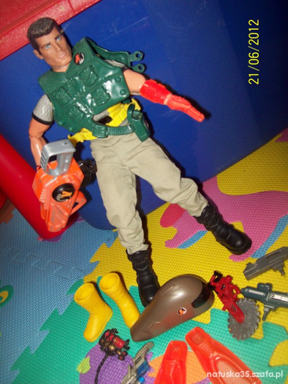 action man plus akcesoria