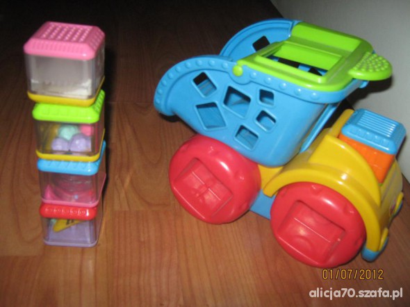 Ciężarówka z klockami edukacyjnymi Fisher price