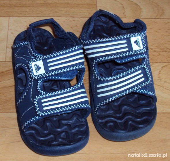 Adidas sandałki granatowe 15cm