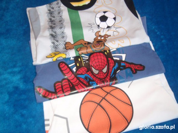 WYPRZEDAŻ ZESTAW KOSZULEK DLA CHŁOPCA