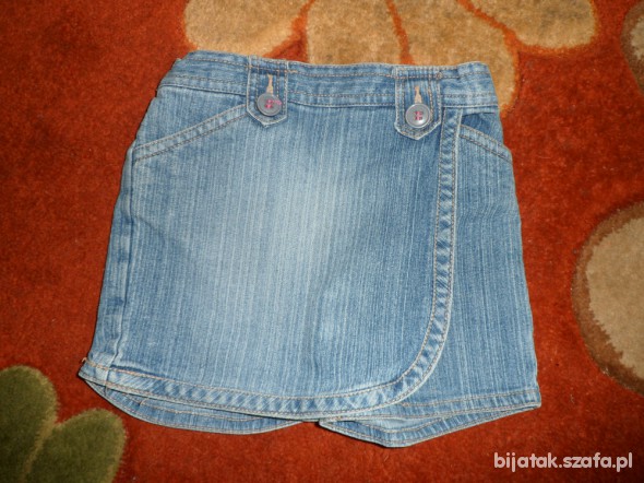 Spódnicospodnie z jeansu