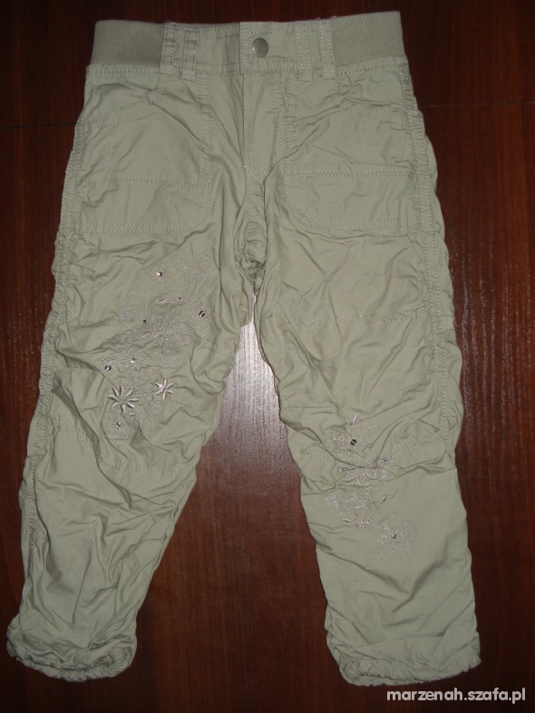 Spodnie khaki 92 98 cm