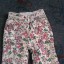 spodnie w kwiaty dla dziewczynki