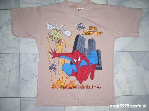 t shirt spaiderman na 4 5 lat