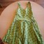 Śliczna zielona sukienka 7lat 122cm Next