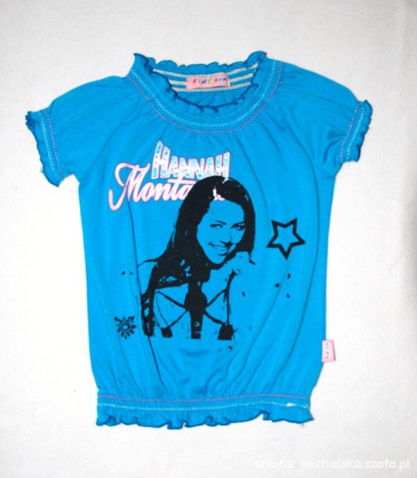 Niebieska bluzka Hannah Montana