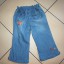 Spodnie 74 80 NEXT 9 12 mies z laleczką jeansowe