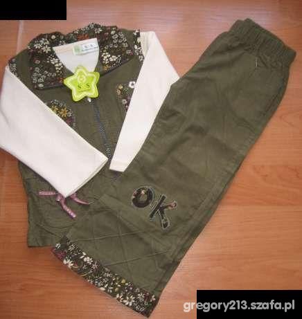 NOWY ŚLICZNY Trzyczęsciowy KOMPLET DLA Dziewczynki