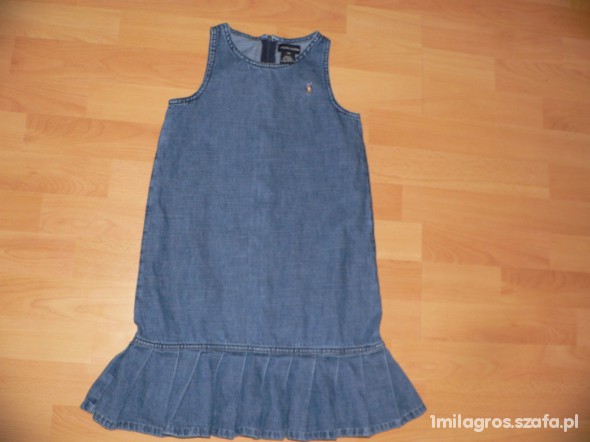 JEANSOWA SUKIENECZKA NA 5 6 LAT