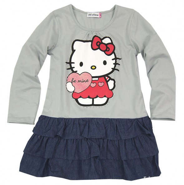 NOWA SZARA TUNIKA Z HELLO KITTY