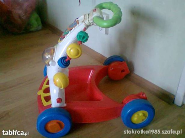 chodzik jeździk kosiarka fisher price