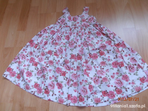 prześliczna sukienka w kwiaty NEXT
