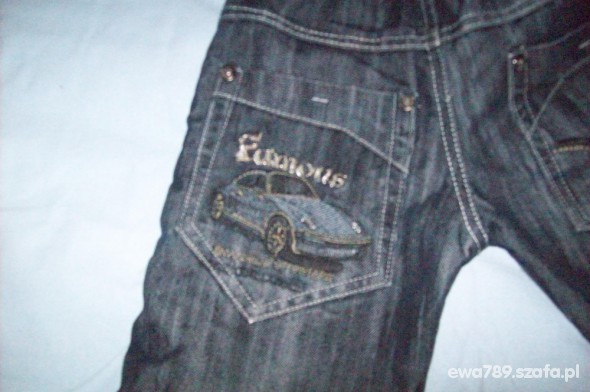 spodnie jeans 12 miesięcy z bluzeczką