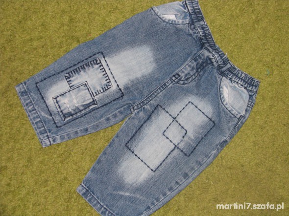 czadowe jeansy 68 74cm