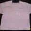 Różowa bluzeczka z różyczką 62cm