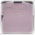 Różowa bluzeczka z różyczką 62cm