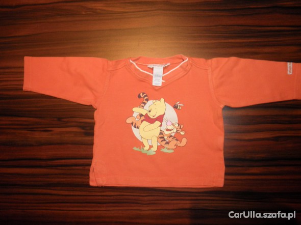 Bluza H&M DISNEY Kubuś i Tygrysek 62 68